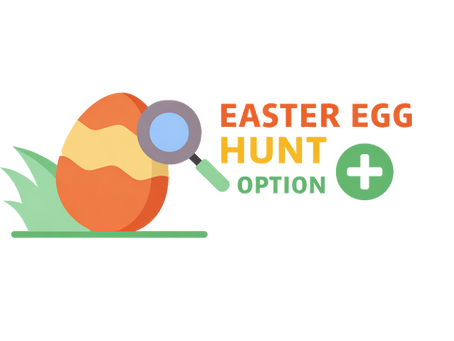 Easter Egg Hunts available for our Puzzle Rooms!