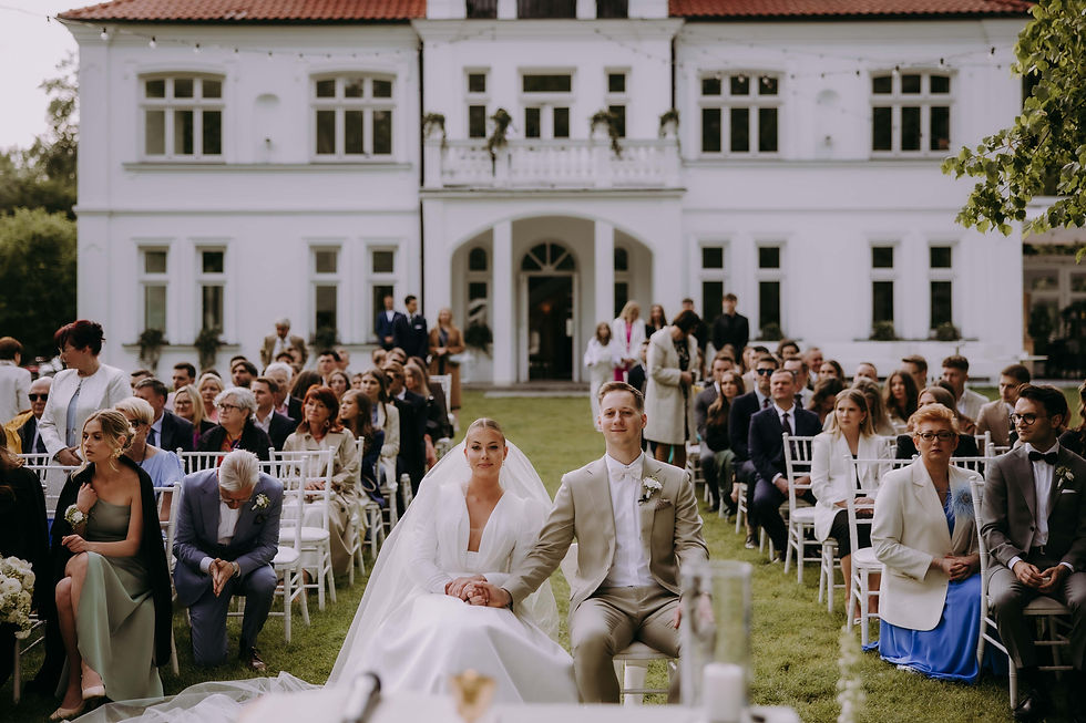 Maria i Jakub – elegancki ślub w Pałacu Czosnowskich