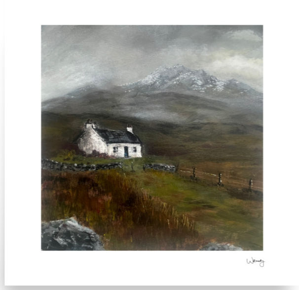 The Bothy - 30x30cm on 40x40cm paper