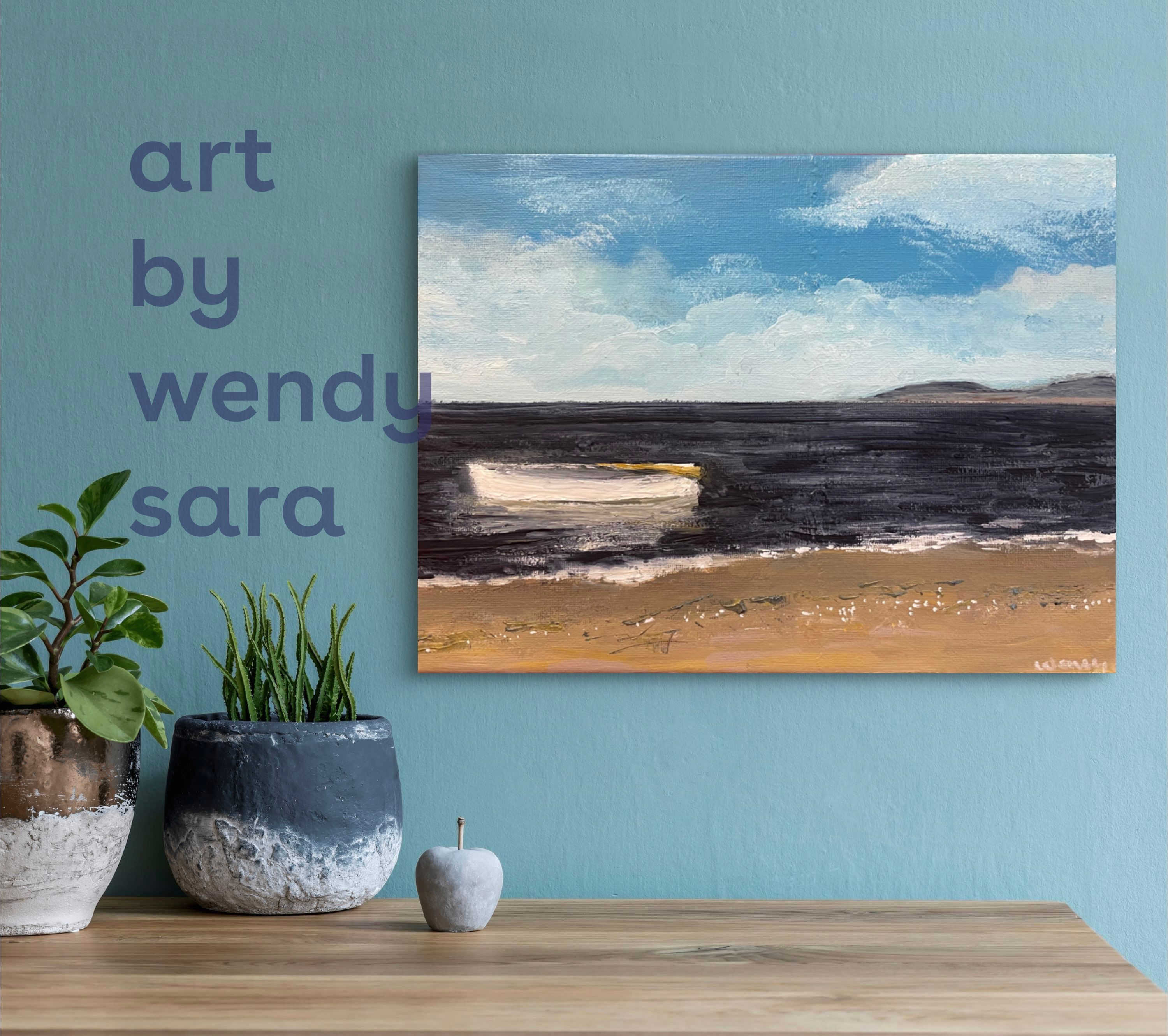 Matt’s Boat - 20x30cm SOLD