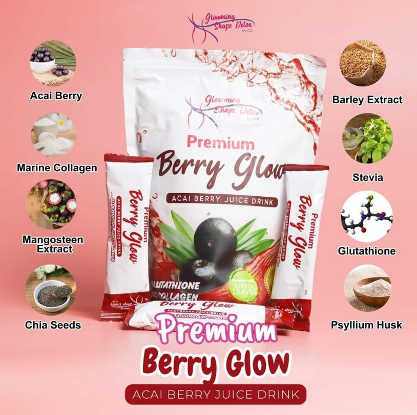 Thumbnail: Premium Berry Glow Acai Berry Juice, 10 Sachets
