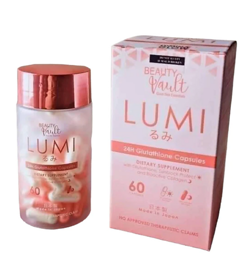 Beauty Vault LUMI 24H Glutathione Capsule | CamilleJenHealthBeau