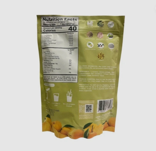 Thumbnail: Cris Cosmetics Milky Mango Glutathione and Collagen Drink 10 Sachets