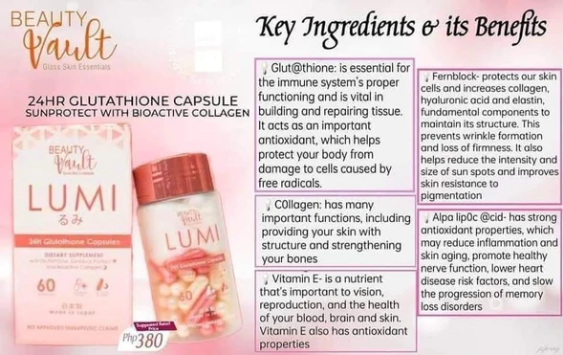 Thumbnail: Beauty Vault LUMI 24H Glutathione Capsule