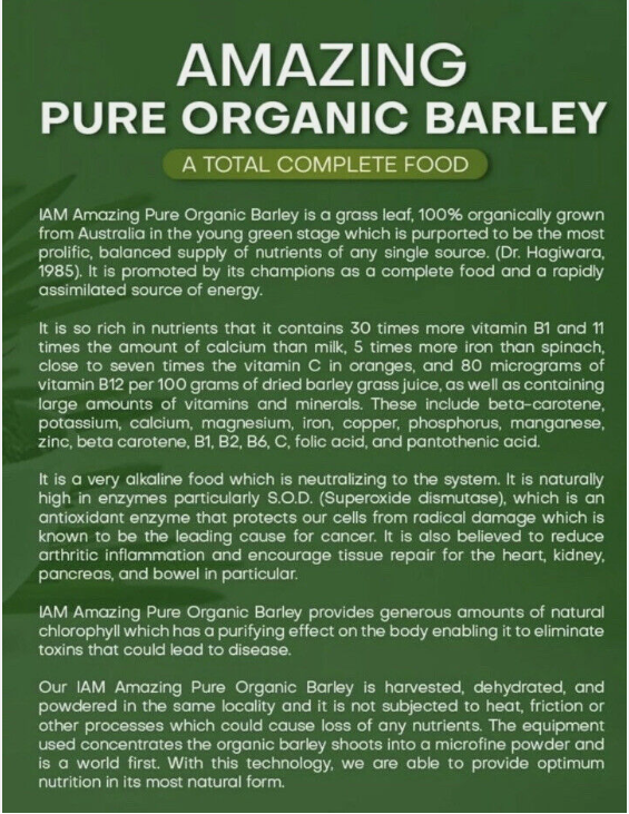 Thumbnail: I AM WORLDWIDE AMAZING PURE BARLEY