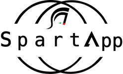 Logo Spartapp nero fondo trasparente.png