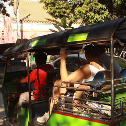 <a href="URL">Experience the thrill of Bangkok's iconic three-wheeler and explore old Thai-Chinese communities on foot</a