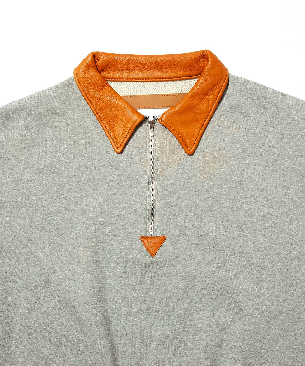 サムネイル： "BROTHERS"  Leather x Original Supima Aging Cotton  Sweat