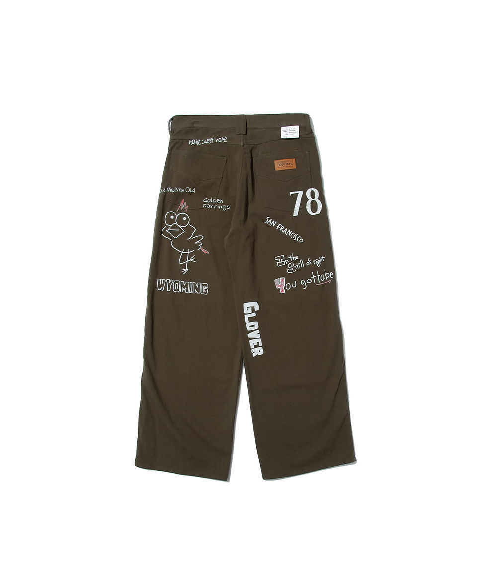 サムネイル： "ALICE" GRAPHIC DOUBLE KNEE WORKPANTS