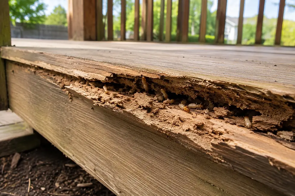Termites in a Wood Deck: How to Spot the Damage Before a Board Gives Way