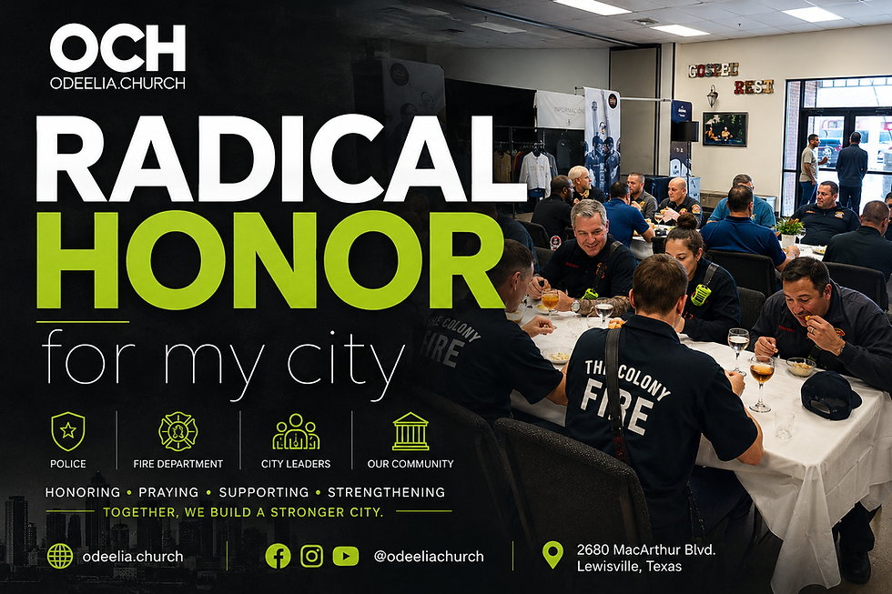 RADICAL HONOR FOR MY CITY