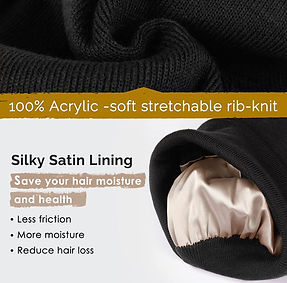 Satin Lined Beanie