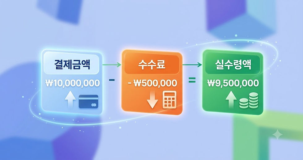 소액결제 현금화 결제금액 수수료 실수령액 계산 공식