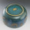 Thumbnail: 499 Large Teal and Light Blue Handmade Ceramic Salad or Fruit Bowl