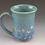 Thumbnail: 457  Light Blue Handmade Ceramic Mug with Dots