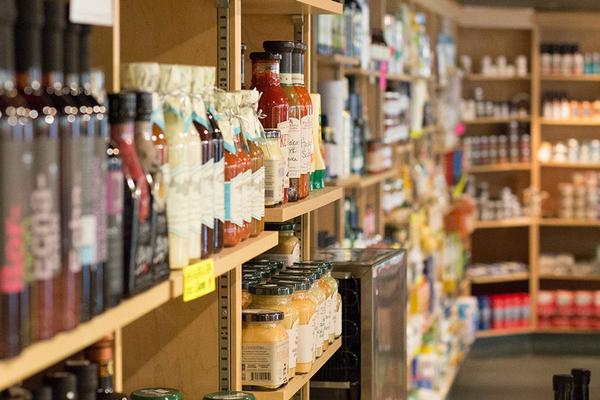 Arranged Food and Objects