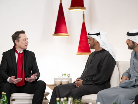 UAE president holds talks with Elon Musk on AI and technology cooperation.