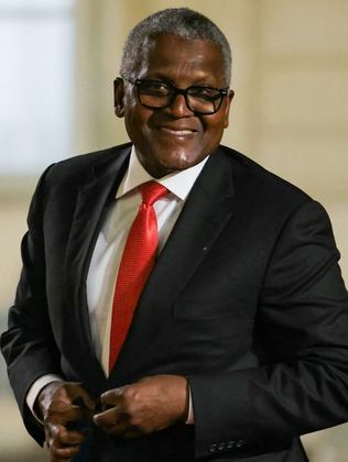 Aliko Dangote in a suit