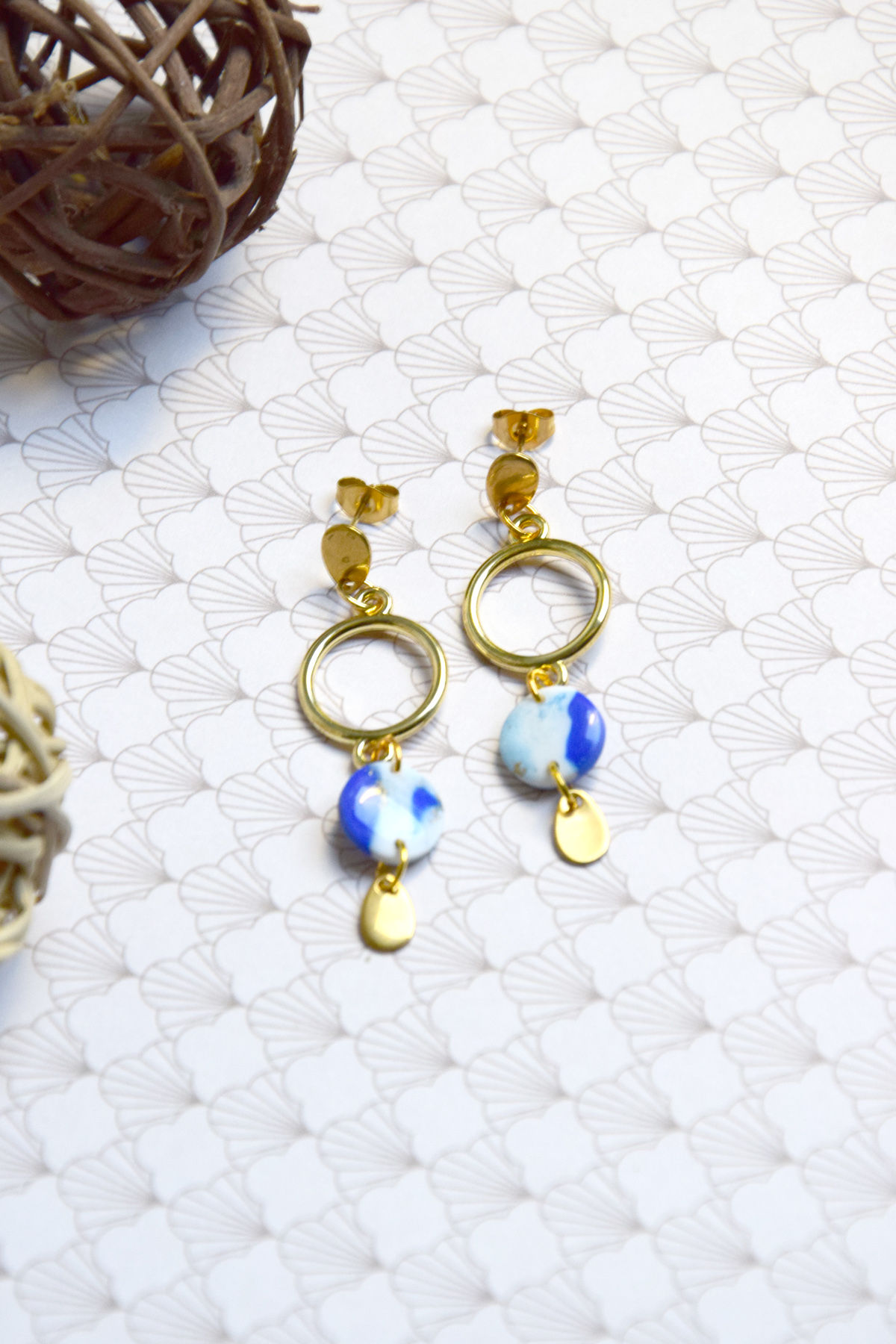 Boucles d'oreilles Fonds Marins