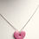 Miniature : Collier petit coeur Collection Octobre Rose