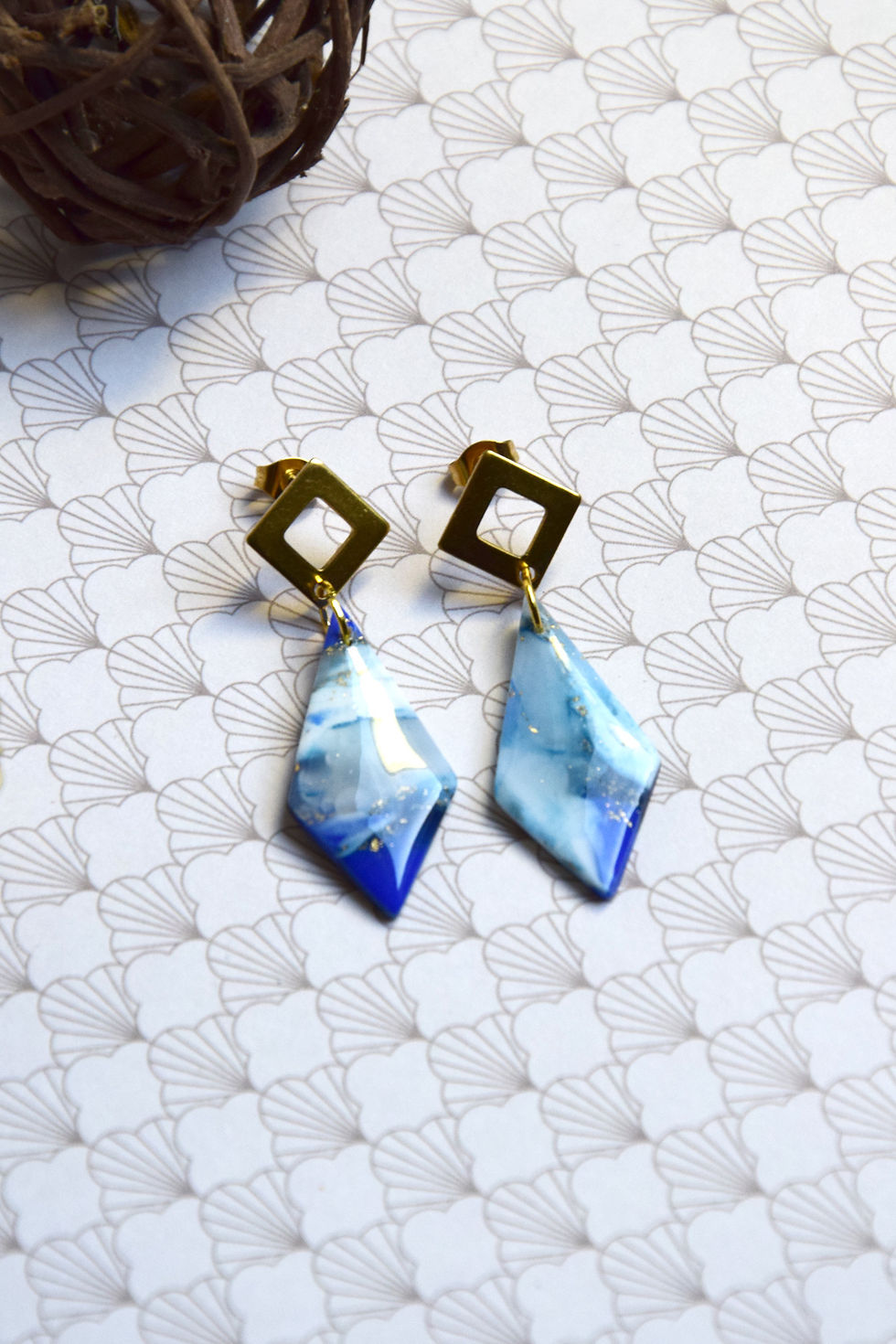 Boucles d'oreilles Fonds Marins