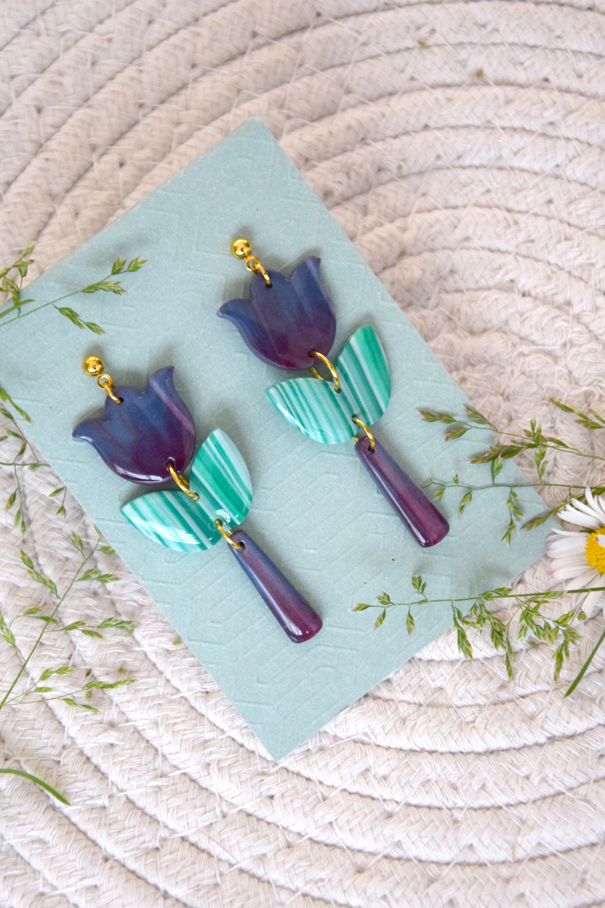 Boucles d'oreilles Tulipes