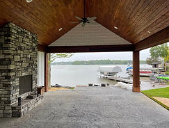 Beautiful stained wood ceiling #lakelife #painter #stain #bythelake.jpg