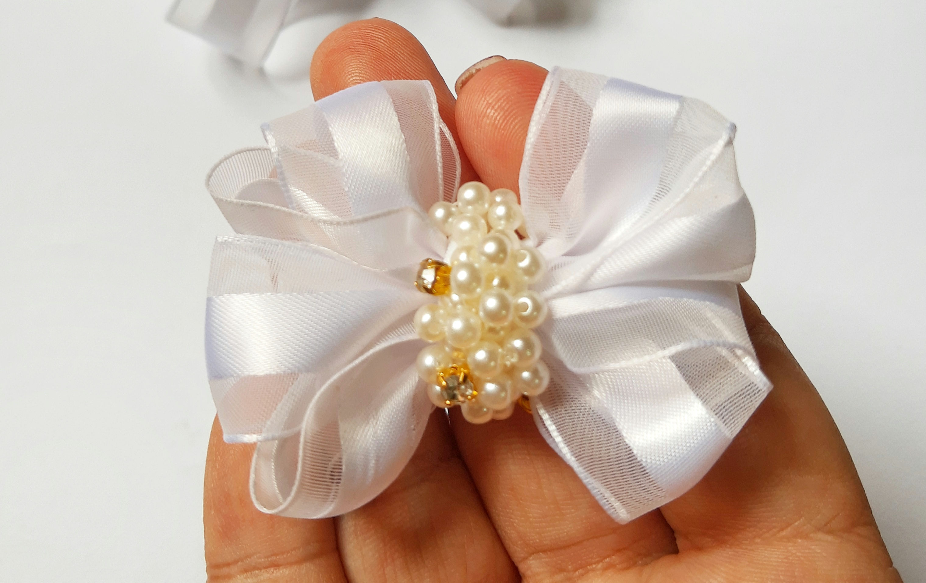 Laço Malu Organza Duplo P