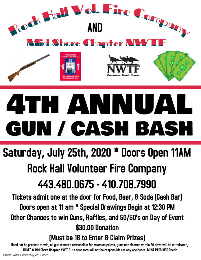 RHVFC and NWTF 4th Annual Gun/Cash Bash