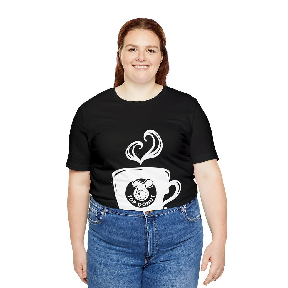 Thumbnail: Top Donut Cup Logo Short Sleeve Tshirt