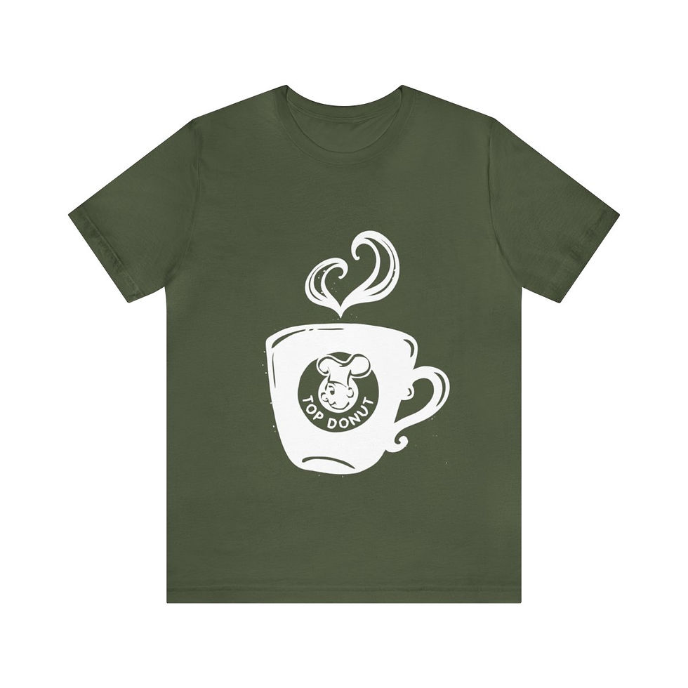 Thumbnail: Top Donut Cup Logo Short Sleeve Tshirt
