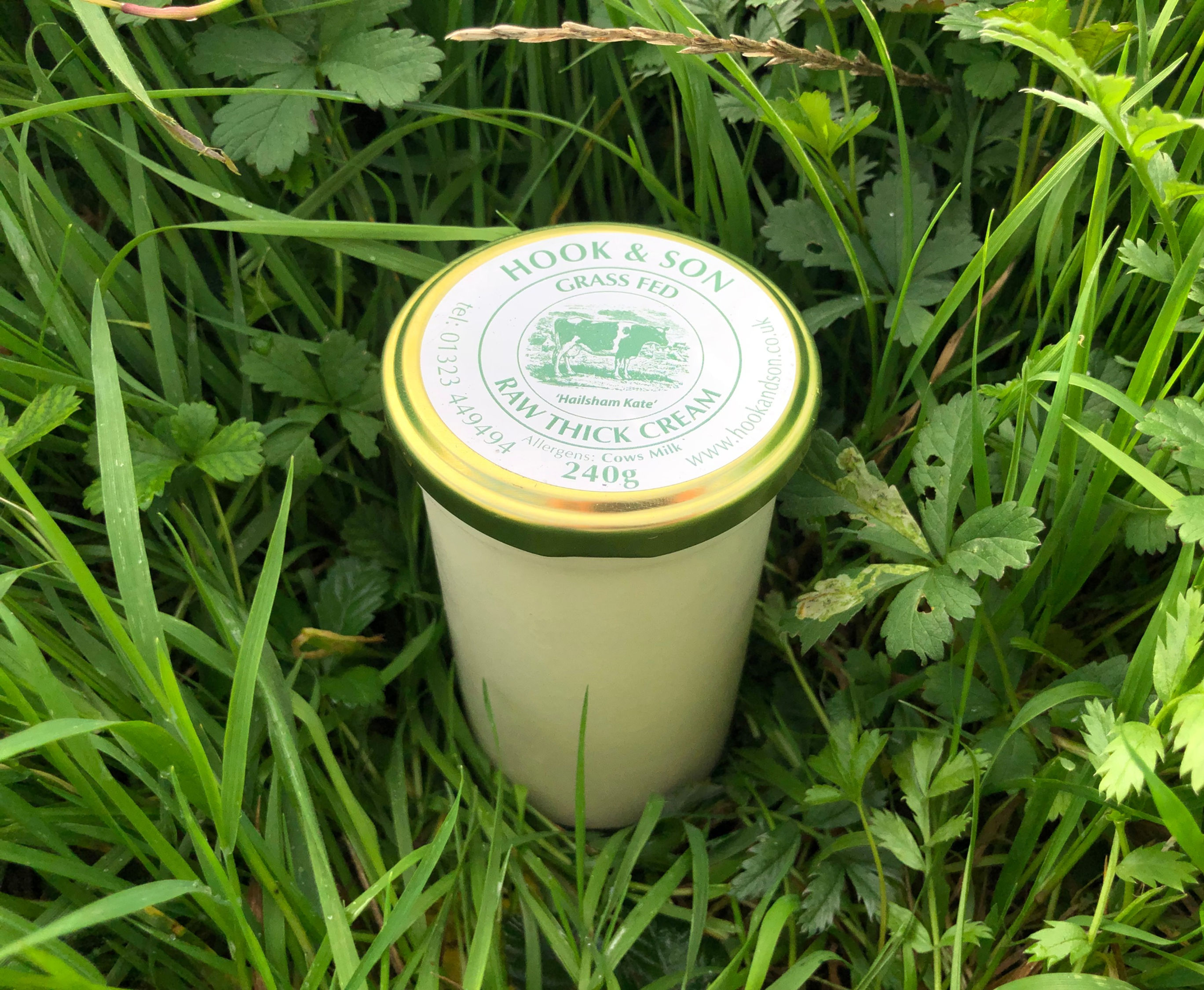 Raw thick cream 240g