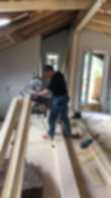 Chef des Hauses bei der Arbeit