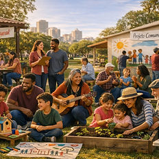 Projetos comunitários que fortalecem vínculos familiares, ampliam oportunidades e geram impacto social real.