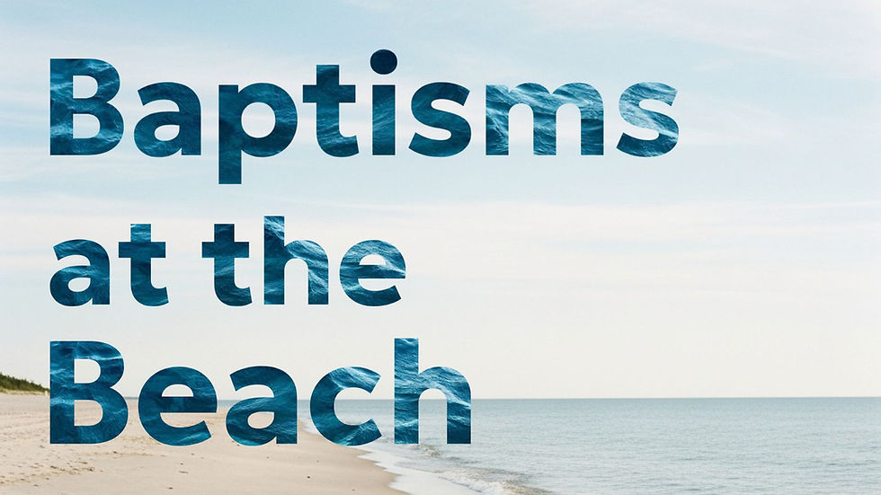 Baptisms at the Beach