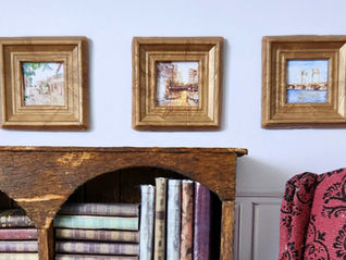 How I Made Miniature Frames with Wax Seal Stamps