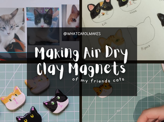 How to Make Air-Dry Clay Fridge Magnets with UV Resin