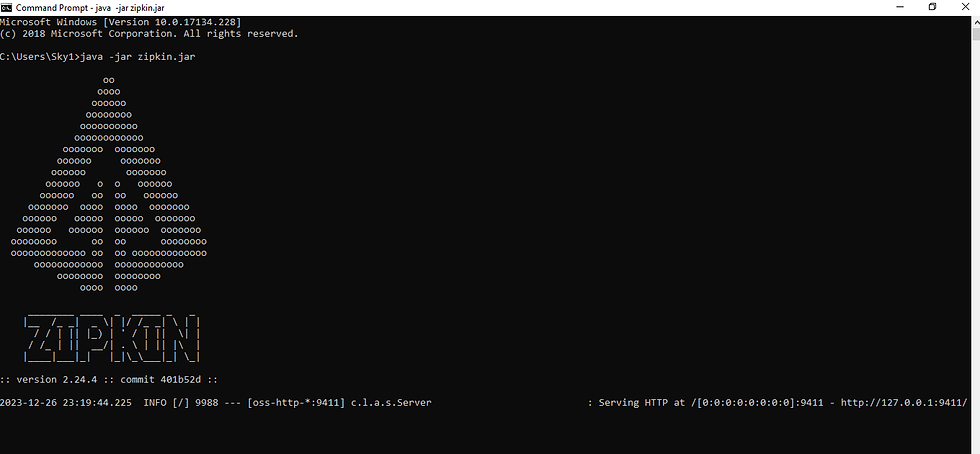 running zipkin server locally from commandline