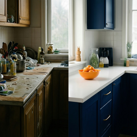 Rental Unit Turnaround - Before & After
