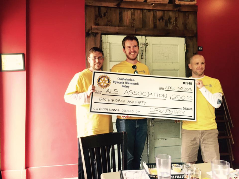 CPW Rotary donates to ALS