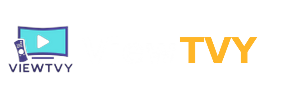 Official ViewTVY logo for streaming service research and trials