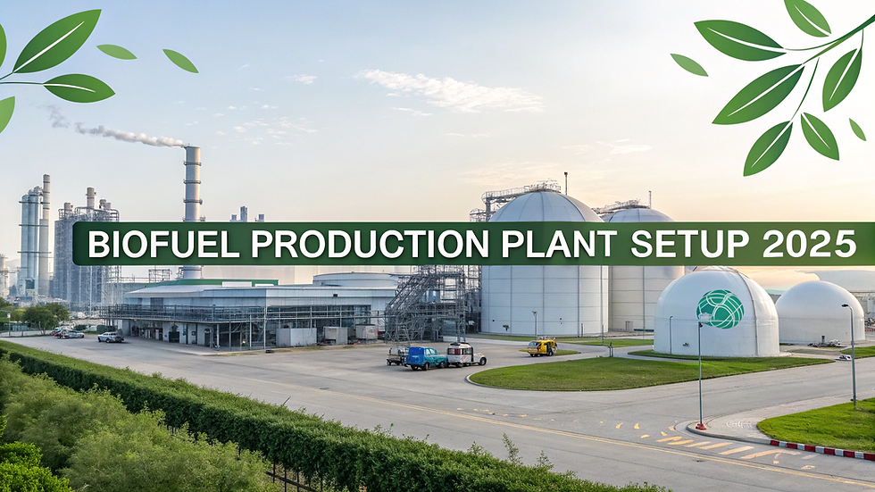Biofuel Production Cost Report 2025: Feasibility Study, Plant Setup, and Profitability Insights