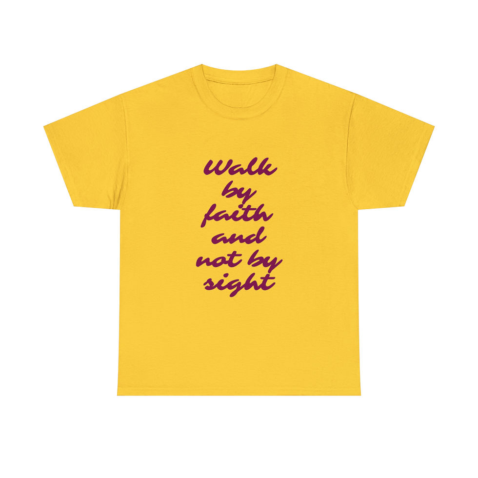 Thumbnail: Walk by Faith Cotton Tee