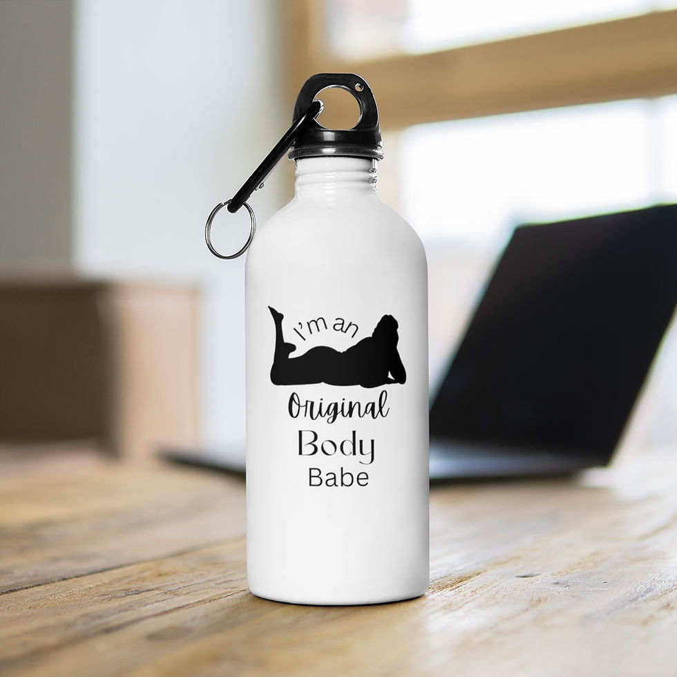Thumbnail: Original Body Babe Stainless Steel Water Bottle