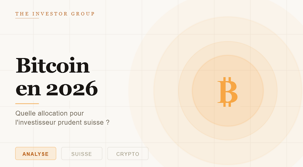 Bitcoin en 2026 : quelle allocation pour un investisseur prudent ?