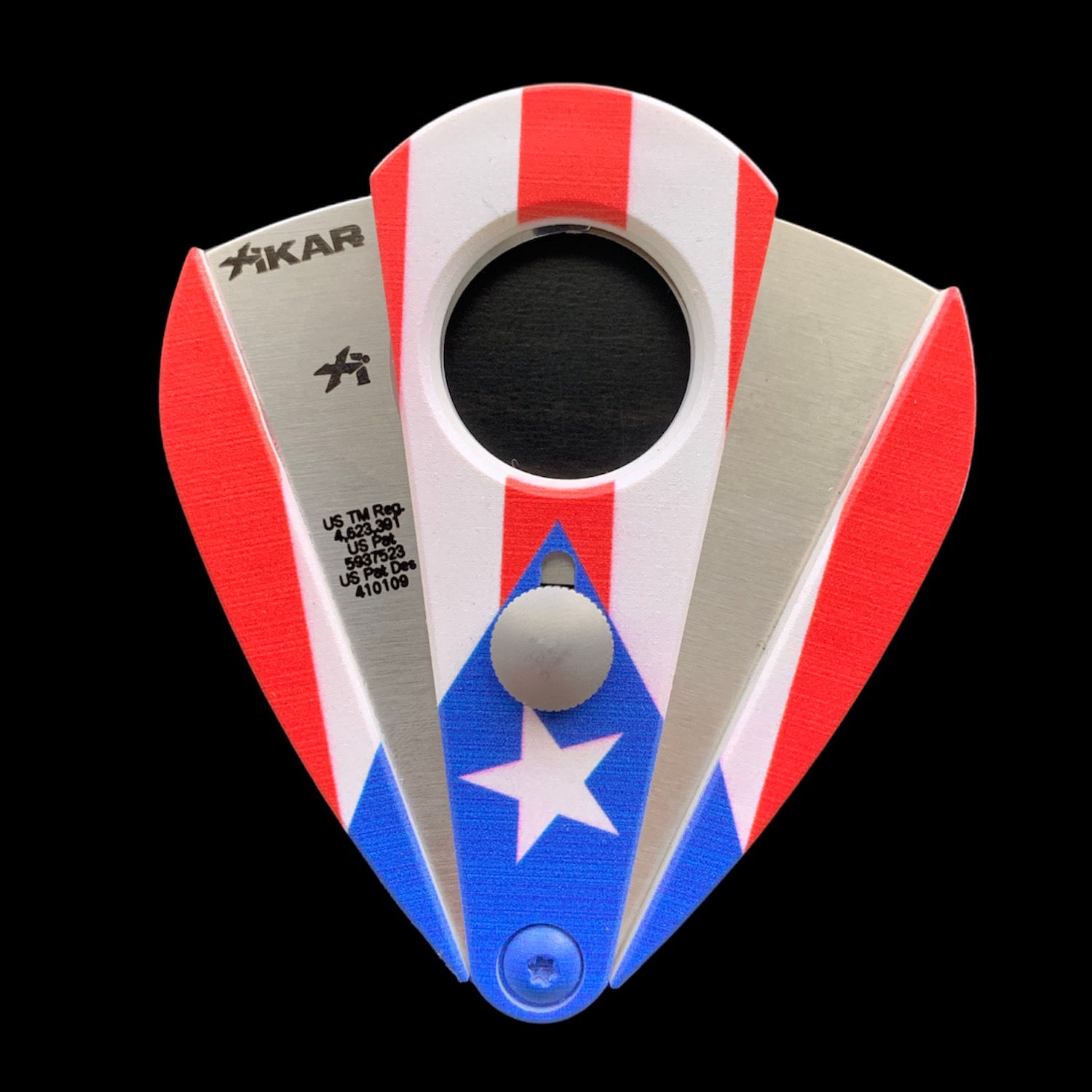 AM | CIGARS Limited Edition Puerto Rican Flag Xikar Cutter Xi2 