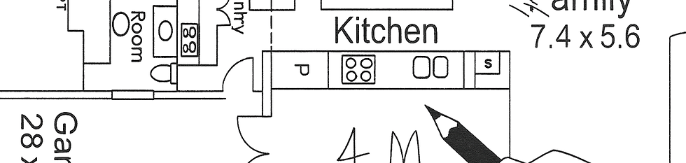 Illustration of a building floor plan.