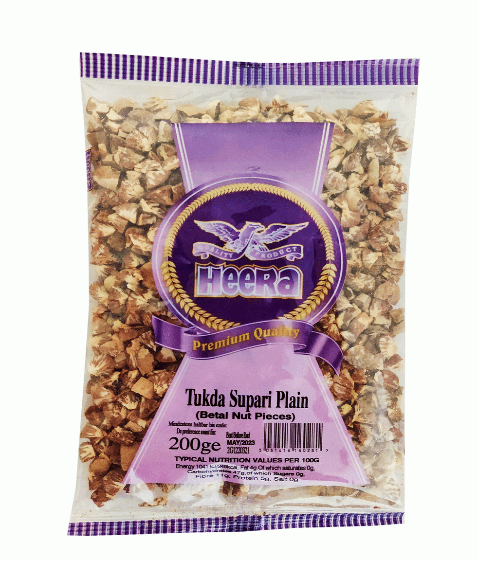 Heera Tukda Supari Plain 200 g (Betel Nut Pieces)