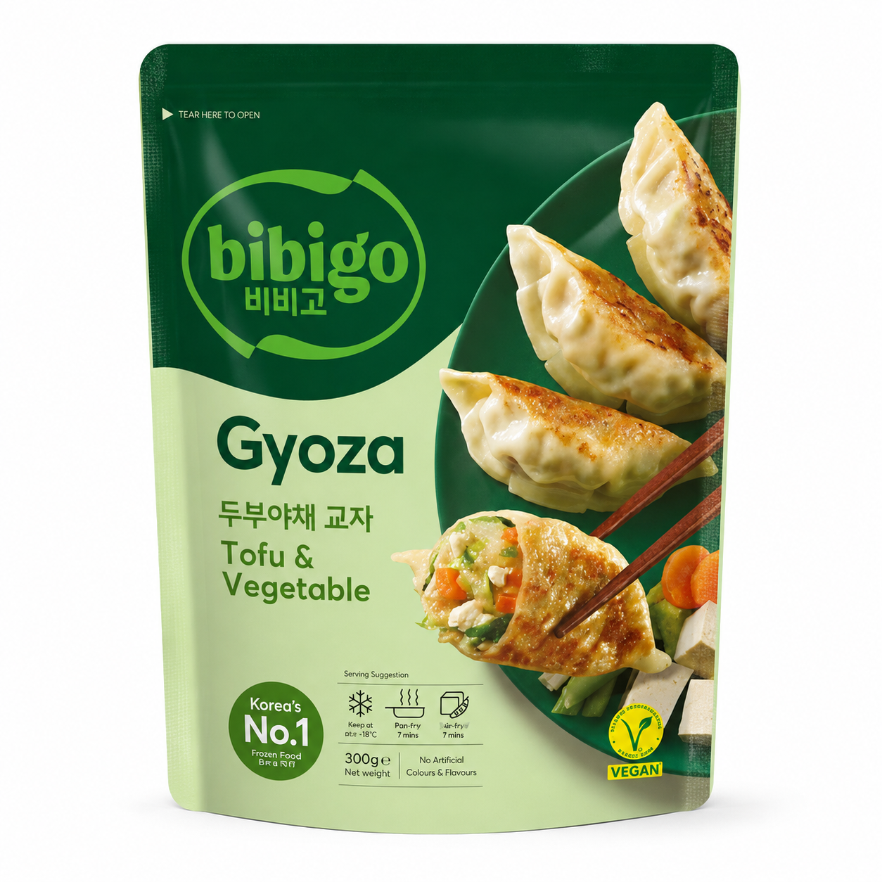 Bibigo Gyoza Tofu & Vegetable Dumplings 300 g