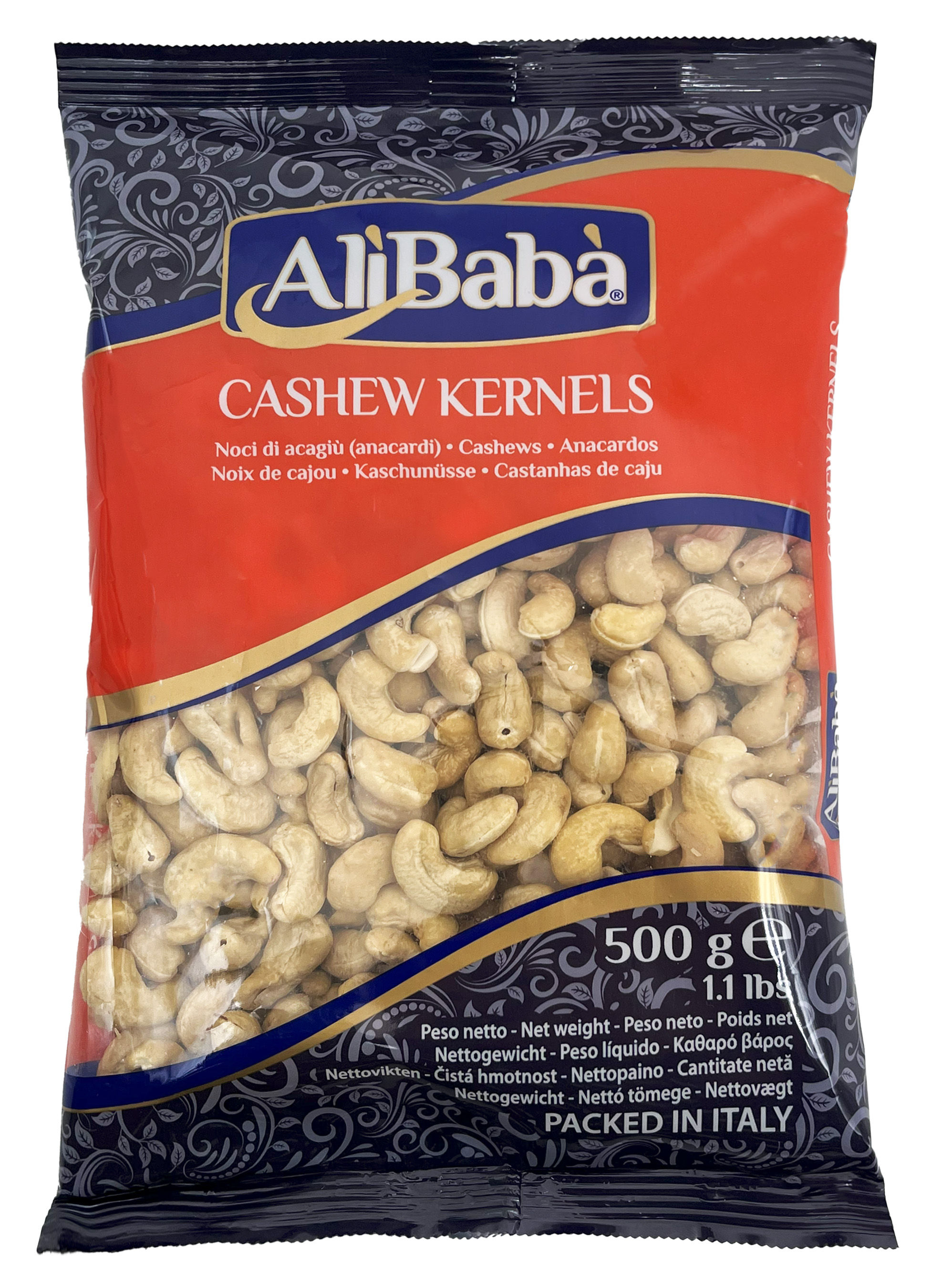 Ali Baba Cashew Kernels 500g